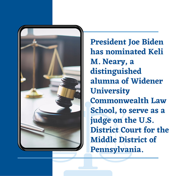 Keli Neary nominated to serve as a judge on the U.S. District Court for the Middle District of Pennsylvania 