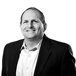 Black and white image of Kevin Gold