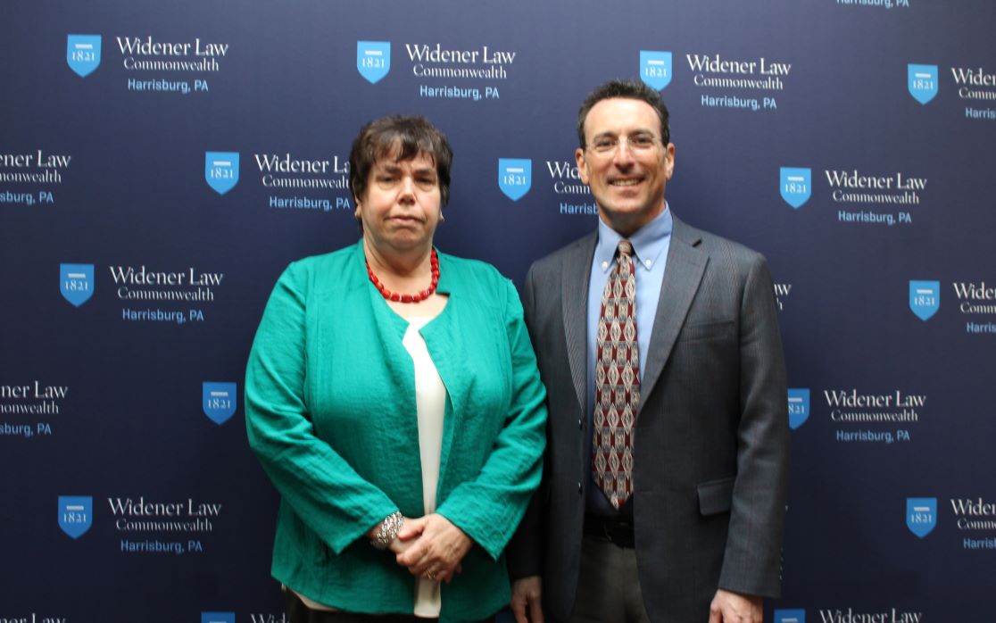 Photo of Professor Meadows and Doug Wolfberg