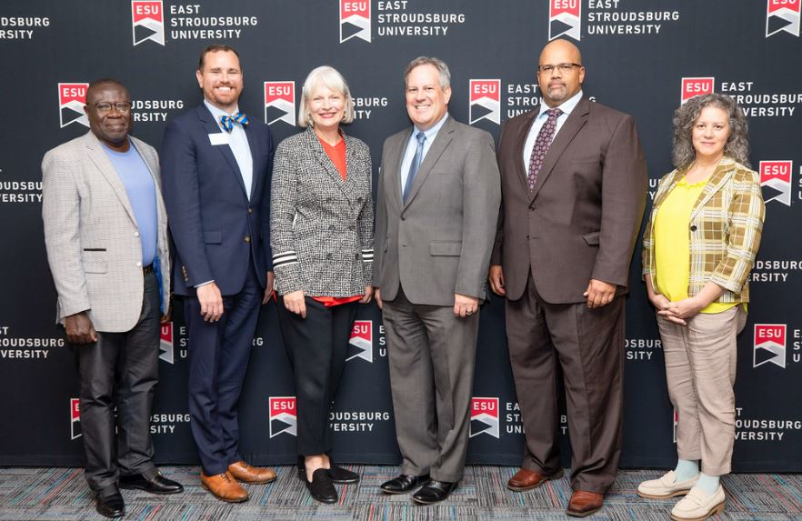 Administrators from Widener Law Commonwealth and East Stroudsburg University at signing ceremony