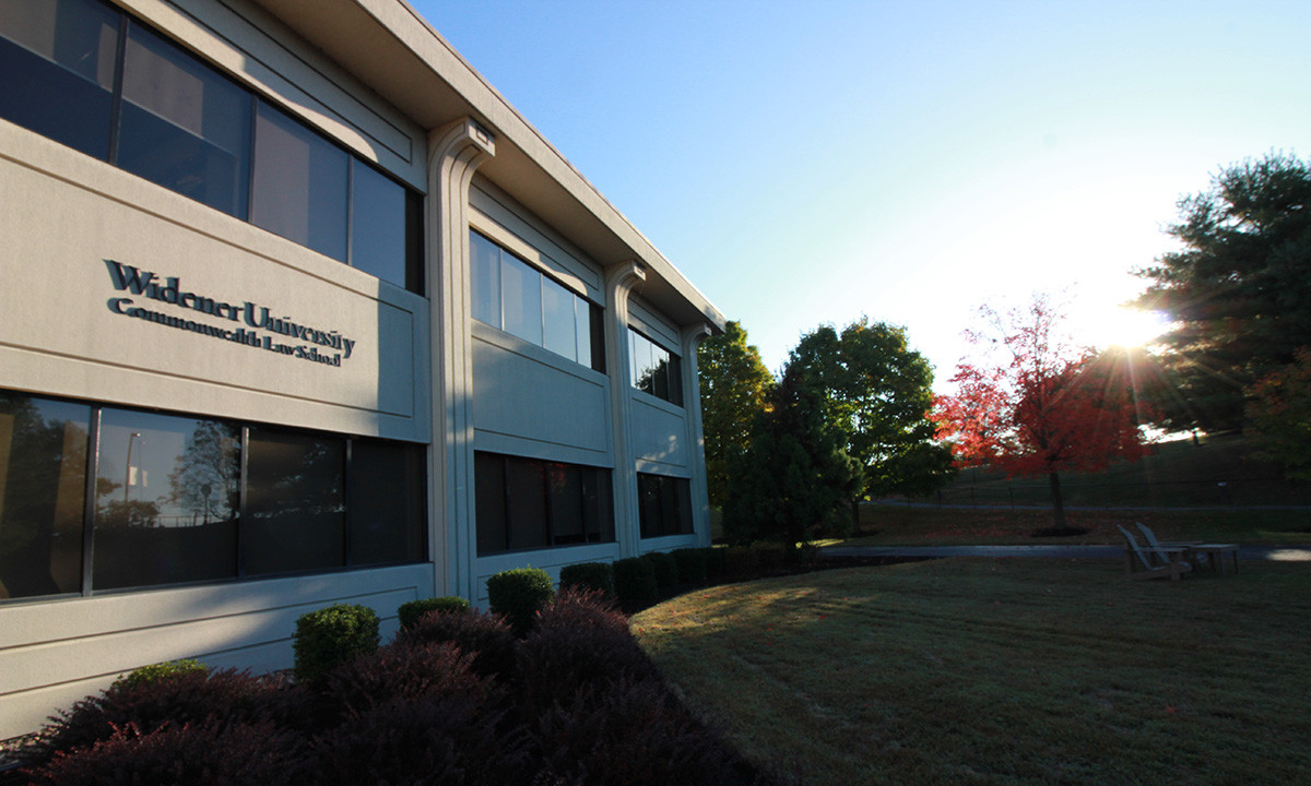 Sunrise photo of the WLC library/classroom building.