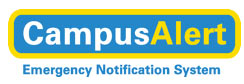 Campus Alert Emergency Notification System graphic