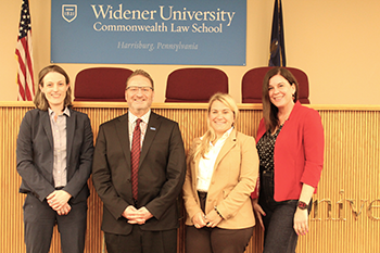 Image of Angela McGowan, Kara Eshenaur, Tara Schellhorn and Dean cummings.