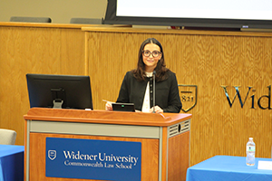 Kiera Flannery, Editor in Chief of the Law Review