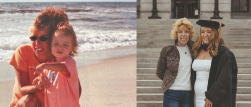 Morgan Engler with her mom Lenann Engler